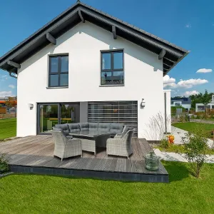 Obrazek Narożnik ogrodowy technorattanowy Bolzano szary