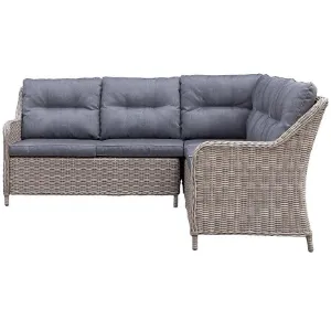 Obrazek Narożnik ogrodowy technorattanowy Bolzano szary