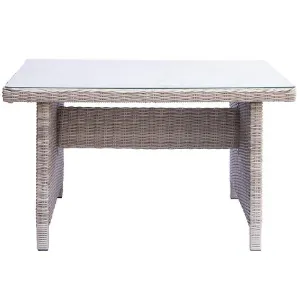 Obrazek Narożnik ogrodowy technorattanowy Bolzano szary