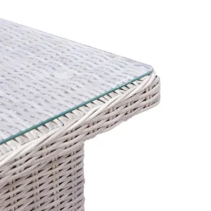 Obrazek Narożnik ogrodowy technorattanowy Bolzano szary