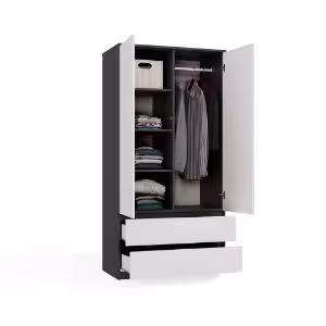 Obrazek Szafa Umo S2 antracyt/biały