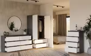 Obrazek Szafa Umo S2 antracyt/biały