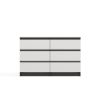 Obrazek Komoda Umo P6 120 antracyt/biały