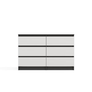 Obrazek Komoda Umo P6 120 antracyt/biały