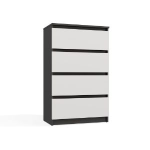 Obrazek Komoda Umo P4 antracyt/biały