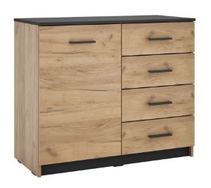 Obrazek Komoda jednodrzwiowa z szufladami Alfa 1D4S Typ 1