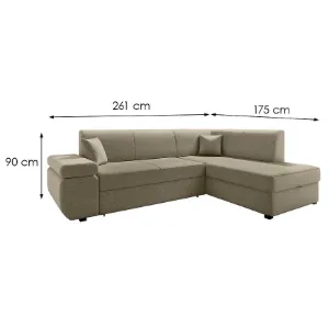 Obrazek Narożnik Fenix Neve 16 prawy