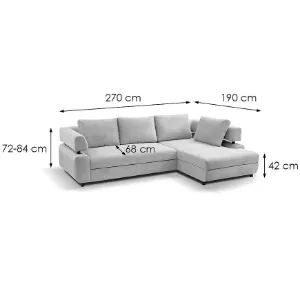 Obrazek Narożnik Tobago 2R-OT Aragon 80