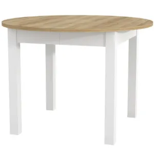 Obrazek Stół rozsuwany Indus 02 dąb riviera/biały