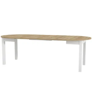 Obrazek Stół rozsuwany Indus 02 dąb riviera/biały