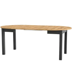 Obrazek Stół rozsuwany Indus 02 dąb craft/czarny