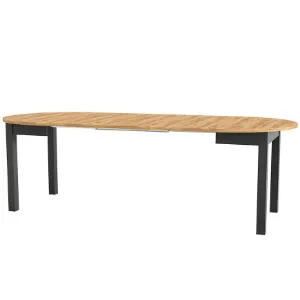 Obrazek Stół rozsuwany Indus 02 dąb craft/czarny