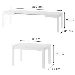 Obrazek Stół rozsuwany Vega 02 biały