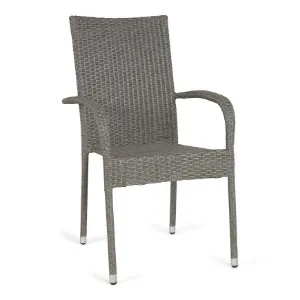 Obrazek Krzesło technorattanowe Pariso szare