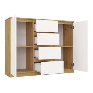 Obrazek Komoda Aramis 2D4S dąb artisan/biały