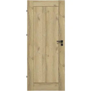 Obrazek Drzwi wewnętrzne LIZBONA PEŁNA 0*0 80L Dąb Grandson