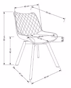 Obrazek Krzesło Blink popiel