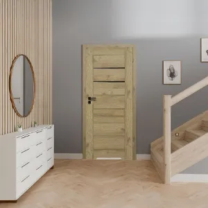 Obrazek Drzwi wewnętrzne SONATA 2*6 70L Dąb Grandson WC+PODC