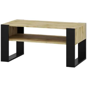 Obrazek Stolik Kawowy Caro Dąb Wotan/Czarny