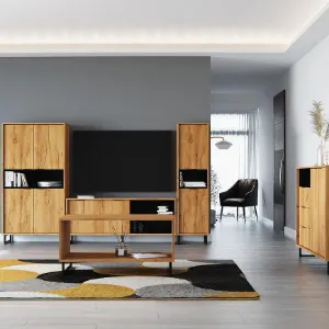 Obrazek Komoda Konor 120 6s D.Craft Złoty