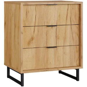 Obrazek Komoda Konor 60 3s D.Craft Złoty