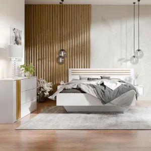 Obrazek Komoda Florencja 1d3sz Biały/Dab Artisan