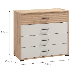 Obrazek Komoda Modena 4f Artisan/Kaszmir 11013057