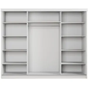 Obrazek Szafa Palermo 250 biały + lustro