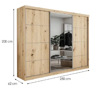 Obrazek Szafa Palermo 250 artisan + lustro