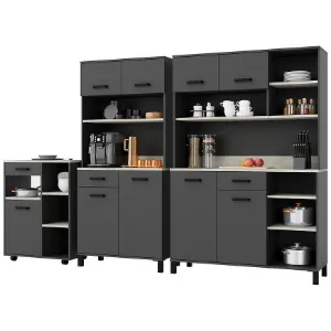 Obrazek Buffet Linda Antracyt 120 (NESSA)