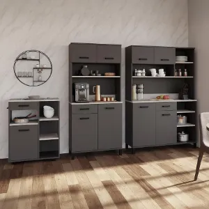 Obrazek Buffet Linda Antracyt 80 (NESSA)