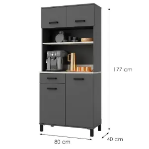 Obrazek Buffet Linda Antracyt 80 (NESSA)