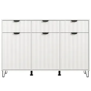 Obrazek Komoda Brest 3k3f Biała 11013617