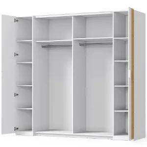 Obrazek Szafa Florencja 2d Biały/Dab Artisan