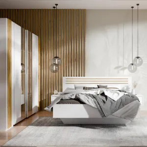 Obrazek Szafa Florencja 2d Biały/Dab Artisan