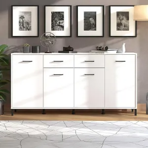 Obrazek Komoda Vienne 4k2f Biała 11013602