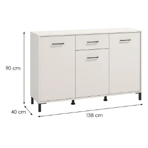Obrazek Komoda Vienne 3k1f Kaszmir 11013611