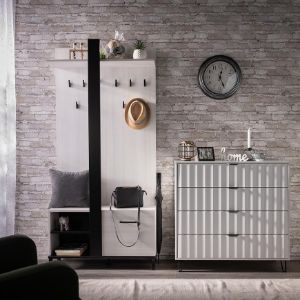 Obrazek Komoda Brest 4f Biała 11013619