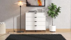 Obrazek Komoda Brest 4f Biała 11013619