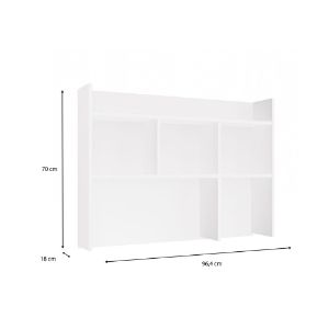 Obrazek Nadstawka do biurka 100 cm biały