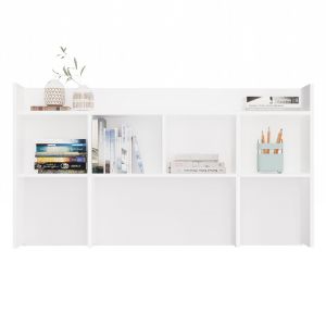 Obrazek Nadstawka do biurka 130 cm biały