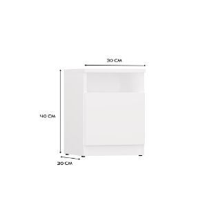 Obrazek Szafka nocna Galaxy 30 1D biały