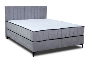 Obrazek Łóżko kontynentalne Santi 160x200 jasny popiel