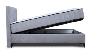 Obrazek Łóżko kontynentalne Santi 160x200 jasny popiel