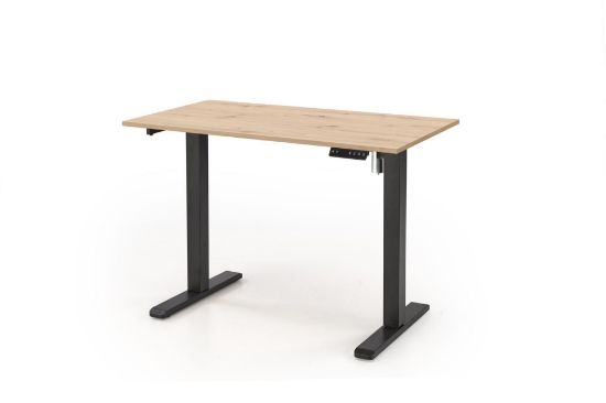 Obrazek Biurko Heidi dąb artisan/czarny