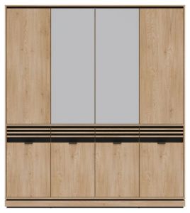 Obrazek Szafa czterodrzwiowa z lustrem Ferro FE11