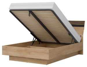 Obrazek Łóżko Ferro 18 z pojemnikiem i stelażem 120x200