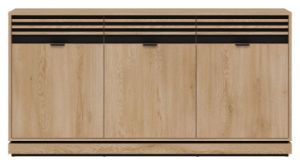 Obrazek Komoda trzydrzwiowa Ferro FE03 z trzema szufladami