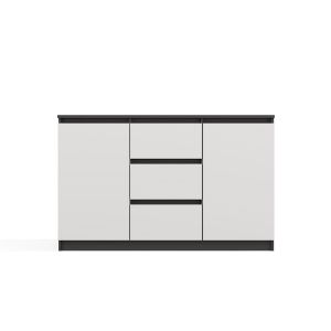 Obrazek Komoda Aramis 2D3S antracyt/biały