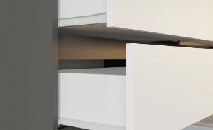 Obrazek Komoda Aramis 2D3S antracyt/biały